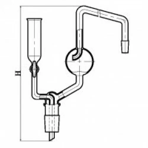 Насадка Химлаборприбор для отгонки азота эскиз 5-170-01