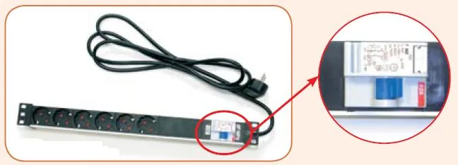 Удлинитель с 6 евророзетками с УЗО АКТАКОМ АТР-9107
